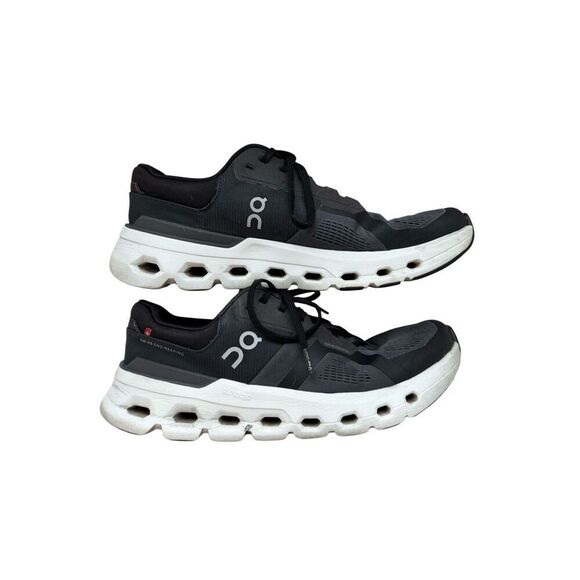 On Mens Eclipse Black Cloudrunner 2 Lace Up Athletic Running Sneakers Size 10.5 main image 8